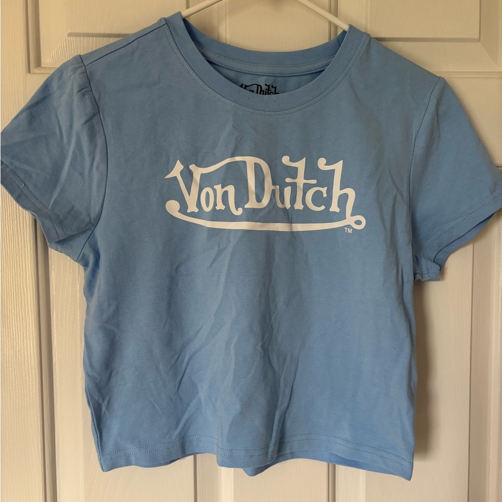 Von Dutch Kids Light Blue Tee